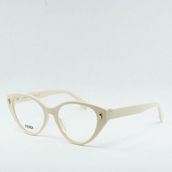 NEW FENDI FE50020I 025 IVORY EYEGLASSES